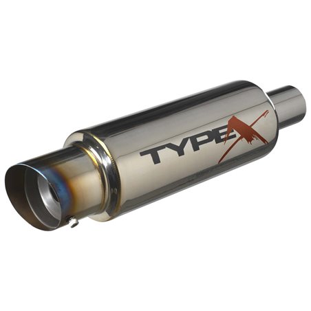 Échappement universel Type X-60 Racing 'DualSound' - Angle Tip - Titanium