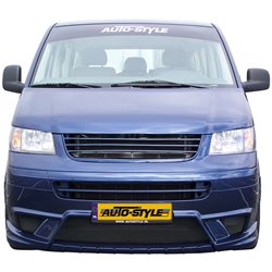 Dietrich Grille sans Logo sur mesure pour Volkswagen Transporter T5 2003-2010 excl Multivan/Caravelle/Shuttle (ABS)