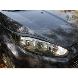 Casquettes de Phares sur mesure pour Ford Fiësta VII Facelift 2013-2017 (ABS)