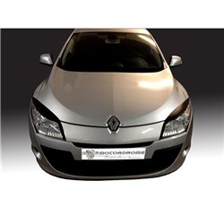 Casquettes de Phares sur mesure pour Renault Megane III 2008-2015 (ABS)