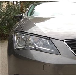 Casquettes de Phares sur mesure pour Seat Leon 5F 3/5-portes incl. ST 2013- (ABS)