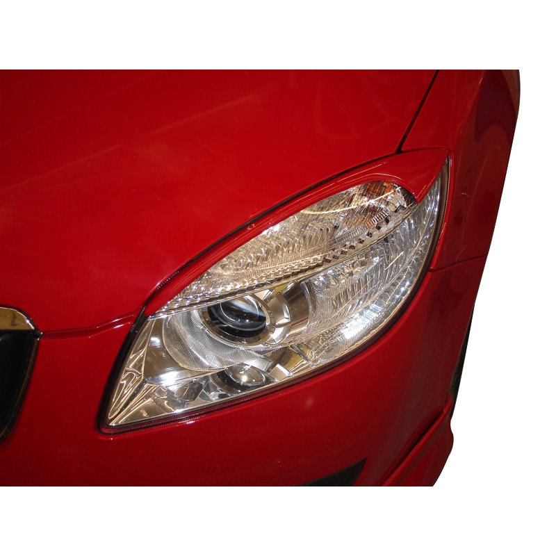 Casquettes de Phares sur mesure pour Skoda Fabia II 2007-2014 (ABS)