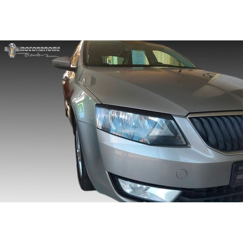 Casquettes de Phares sur mesure pour Skoda Octavia III Sedan/Kombi 2013-2017 (ABS)