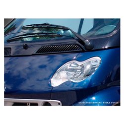 Casquettes de Phares sur mesure pour MCC Smart ForTwo 2002-2006 (ABS)