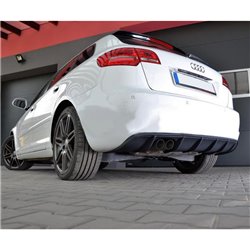 Jupe arrière (Diffuser) sur mesure pour Audi A3 8P Sportback hors S-Line 2008-2012 (GFK)
