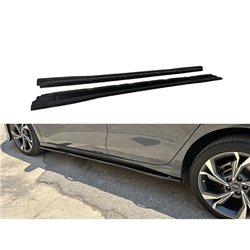 Jupes latérales sur mesure pour Audi A3 (8Y) 2020- (ABS Noir luisant)