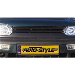 Grille sans logo sur mesure pour Volkswagen Golf III 1991-1997 (2-lattes)