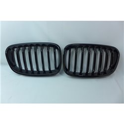 Grilles Noir Luisant sur mesure pour BMW Série 1 F20/F21 2011-2015