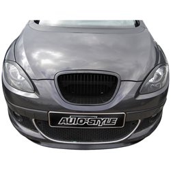 Grille sans logo sur mesure pour Seat Leon/Altea/Toledo 1P 2005-2009 Excl. FR/Cupra