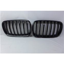 Grilles Noir Luisant sur mesure pour BMW X5 E70 / X6 E71 2007-2013