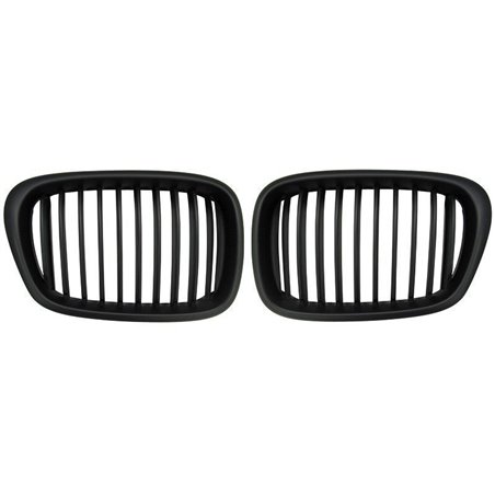 Grilles Noir Mattes sur mesure pour BMW Série 5 E39 1995-2001