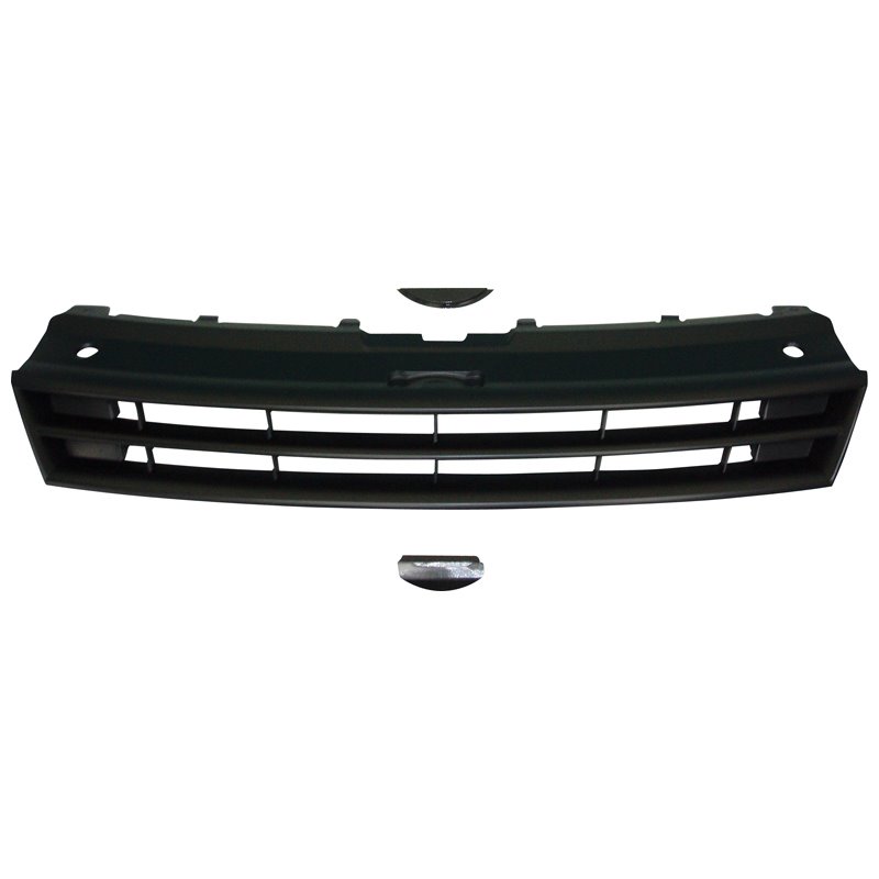 Grille sans logo sur mesure pour Volkswagen Polo 6R 2009-2014 - Noir