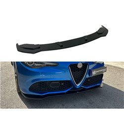 Spoiler avant sur mesure pour Alfa Romeo Giulia Veloce 2015- (ABS Noir luisant)