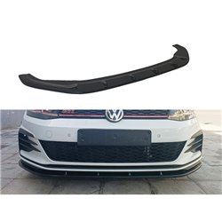 Spoiler avant sur mesure pour Volkswagen Golf 7.5 GTI 2017-2020 (ABS Noir luisant)
