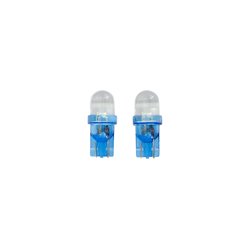 T-10 Ampoules LED 12V Bleu, set de 2 pièces
