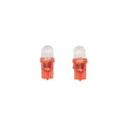 T-10 Ampoules LED 12V Rouge, set de 2 pièces