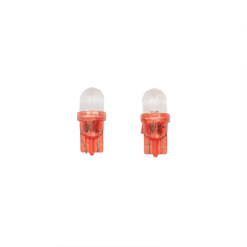 T-10 Ampoules LED 12V Rouge, set de 2 pièces