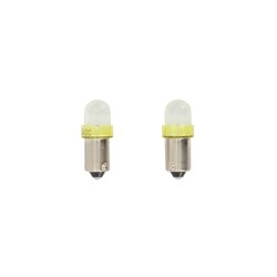 BA9S Ampoules LED 12V Jaune, set de 2 pièces