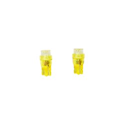 T-8 Ampoules LED 12V Jaune Wide-Angle, set de 2 pièces