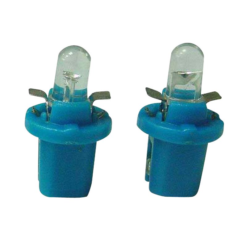 T-5 Ampoules LED 12V SuperBright Bleu, set de 2 pièces