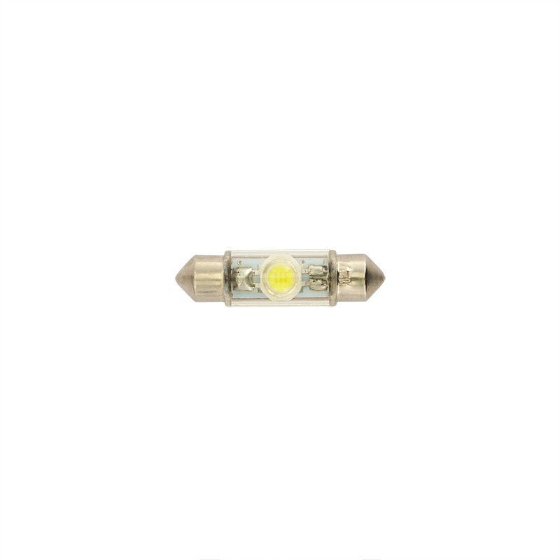 Festoon Ampoule LED 12V Optique-Xenon Blanc 10x37mm, la pièce