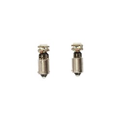4Q BAX9S (H6) SMD Ampoules 12V Optique-Xenon Blanc, set de 2 pièces, avec soutient CAN-bus