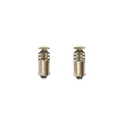 BAX9S (H6) SMD/LED AC Ampoules 12V Optique-Xenon Blanc, set de 2 pièces, avec soutient CAN-bus
