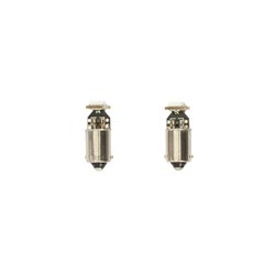BAX9S (H6) SMD/LED DC (reverse pole) Ampoules 12V Optique-Xenon Blanc, set de 2 pièces, avec soutient CAN-bus
