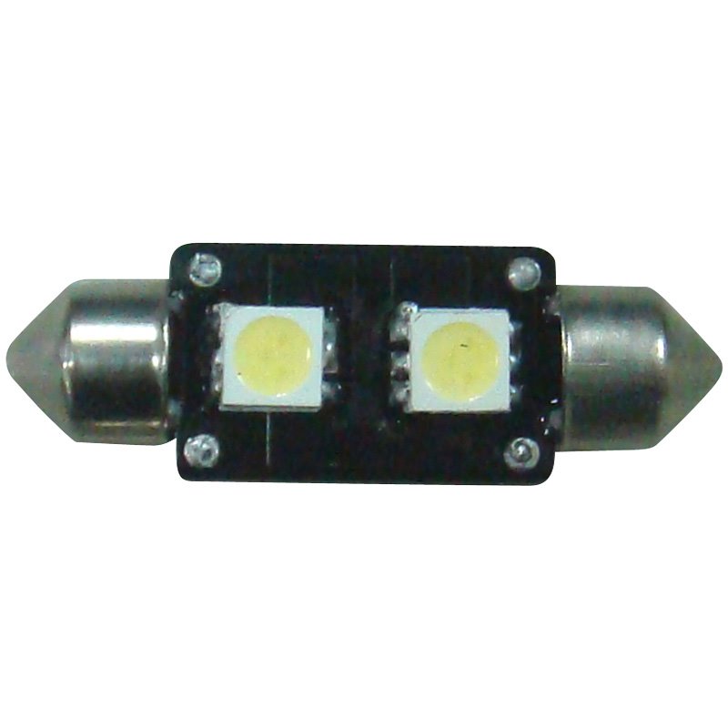 Ampoule Festoon 2Q SMD Optique-Xenon 10x37mm 12V, la pièce, avec soutient CAN-bus
