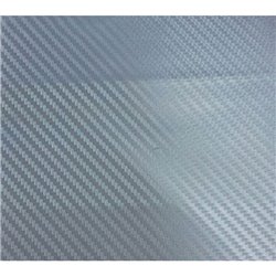 Feuille de carboné 3D 152x200cm Argent, auto-adhésif