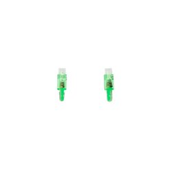 T-5 Ampoules d'Instrument LED 12V Vert, set de 2 pièces