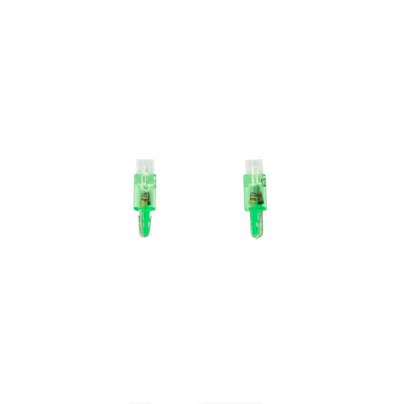 T-5 Ampoules d'Instrument LED 12V Vert, set de 2 pièces