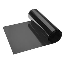 Foliatec Topstripe Reflex bande pare-soleil noir foncé (métallisée) 15x152cm
