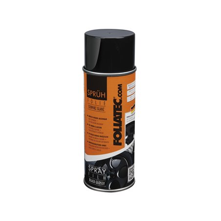 Foliatec Spray Film (à vaporiser) - noir brillant 1x400ml