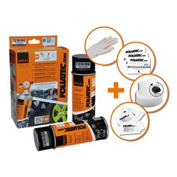 Foliatec Spray Film (à vaporiser) Set - blanc brillant 2x400ml