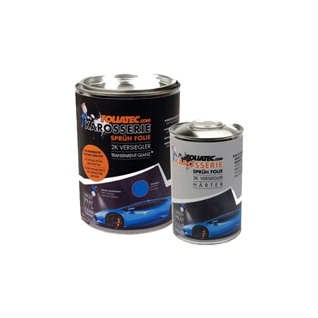 Foliatec Carbody Spray Film Enduit - transparent luisant - 2x 1L Sealer + 1x 1L Durcisseur