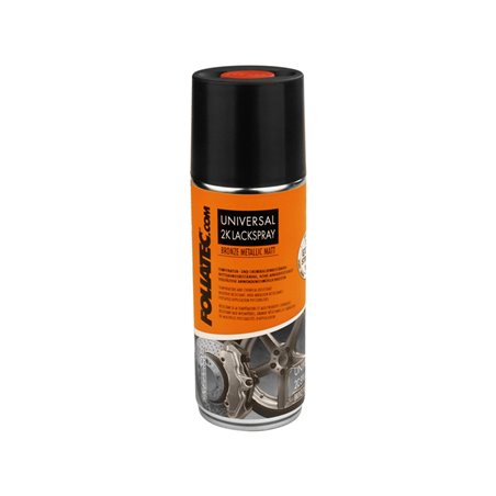 Foliatec Universal 2C Spray Peinture - airain métallique brillant 1x400ml