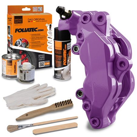 Foliatec Set peinture étriers de freins - deep violet - 3 Components