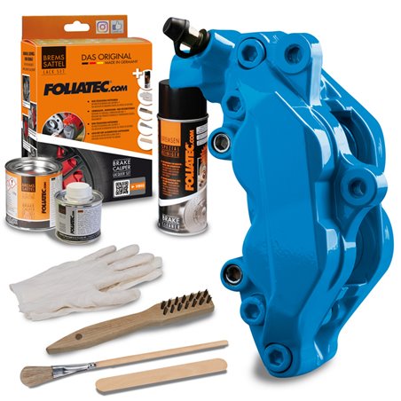 Foliatec Set peinture étriers de freins - bleu GT- 3 Components