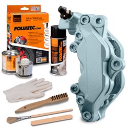 Foliatec Set peinture étriers de freins - Argent Marine Bay Métallique - 3 Components