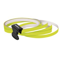 Foliatec PIN Striping pour jantes incl. pièce de montage - neon jaune - 4 bandes 6mmx2,15mètre & 1 teste 6mmx40cm