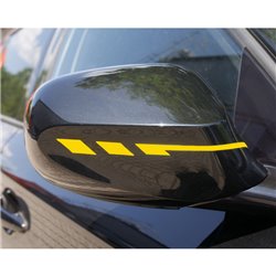 Foliatec PIN-Striping pour Coques de Rétroviseurs jaune - Largeur = 1,3cm: 2x 35,5cm