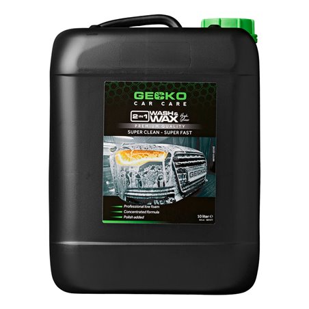 Gecko 2in1 Nettoyage & Cirage 10 litres