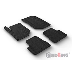 Set tapis de caoutchouc sur mesure pour Peugeot 208 II 2019- / 2008 II 2020- & Opel Corsa F 2019- / Mokka 2020- excl. Electric (