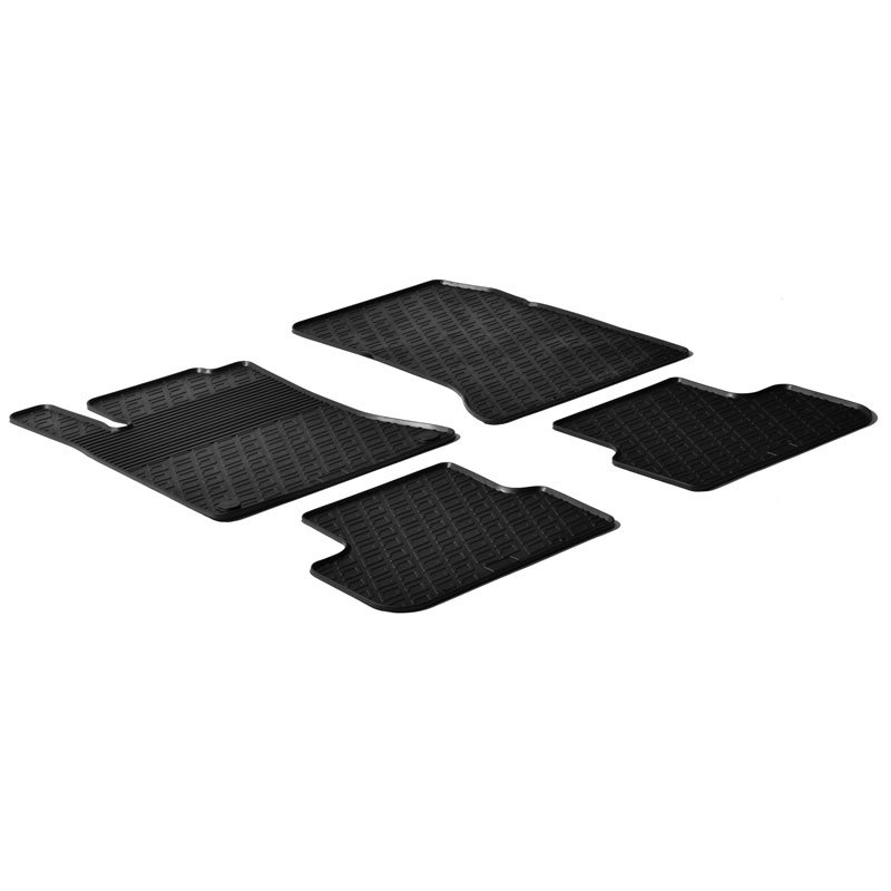 Set tapis de caoutchouc sur mesure pour Mercedes Classe-B W246 2011-2019/Classe-B W176 2012-2018/CLA/GLA 2014-2020 (G profil 4-p