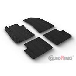 Set tapis de caoutchouc sur mesure pour MG ZS 2017- excl. EV (Boîte manuelle) (T profil 4-pièces)