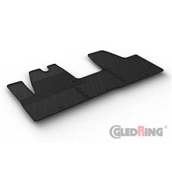 Set tapis de caoutchouc sur mesure pour Maxus eDeliver 3 (ev-30) 2020- (G profil 3-pièces + clips de montage)