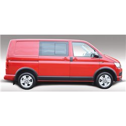 RGM Set Couvres de chassis latérales sur mesure pour Volkswagen Transporter T5 2003-2015 & T6 2015- empattement court & porte gl