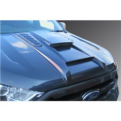RGM Prise d'air sur mesure pour Ford Ranger (TKE) Facelift 2016-2022 - (ABS) Noir