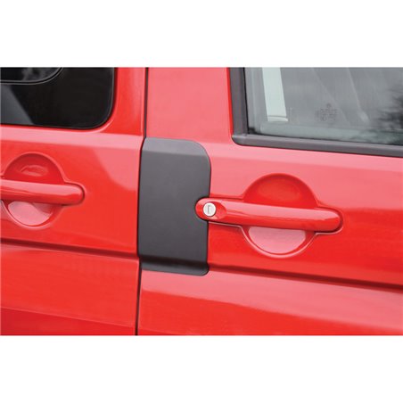 RGM Set Protecteurs de portes avant sur mesure pour Volkswagen Transporter T5 2003-2015 & T6 2015- Noir